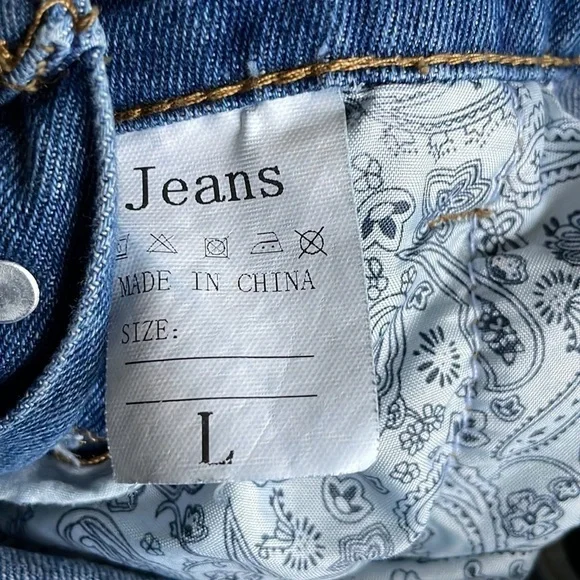 Base Girl New Jens Distressed Denim Overalls - Picture 11 of 11